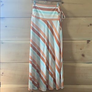 Patagonia Kamala Maxi Skirt in Sunset Orange